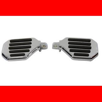 Chrome 5-rail design mini footboard footpeg set for harley models