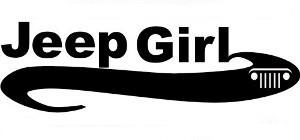 Jeep girl *vinyl decal / sticker*