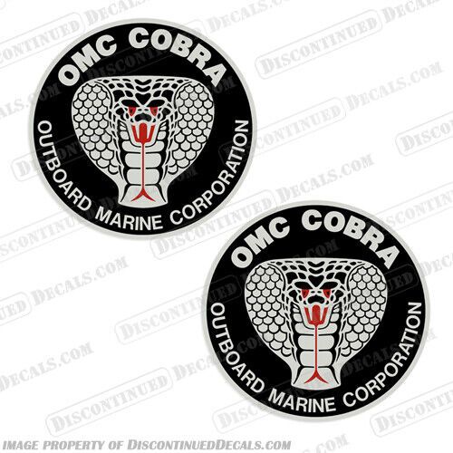 Fits omc cobra outboard motor engine marine company outdrive decal kit