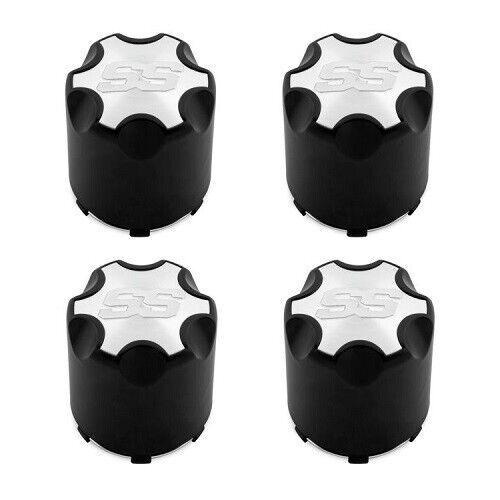 Itp® c441ss - ss golf cart wheel center caps 4pk