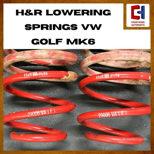 Fit for h&amp;r lowering springs volkswagen golf mk6 [29006][used]