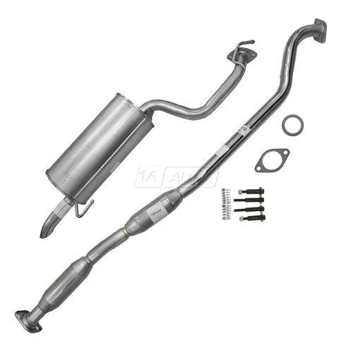 Cat back exhaust system muffler intermediate pipe for subaru legacy wagon 2.5l