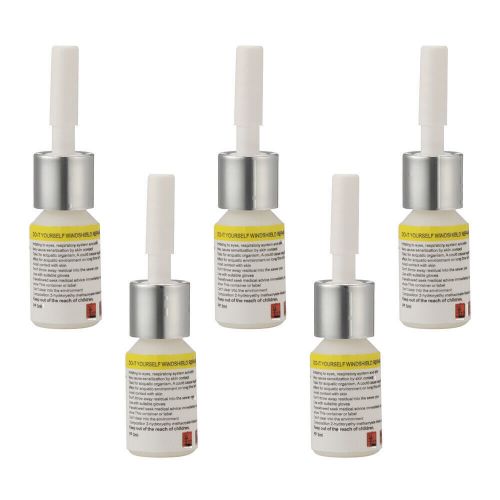 5-pack auto glass nano repair fluid car windshield resin crack tool kit crack-u#