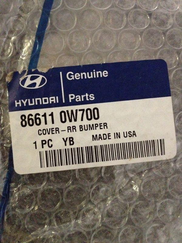 Hyundai santa fe 2010-2012 rear bumper 866110w700 86611 0w700 geniune oem part