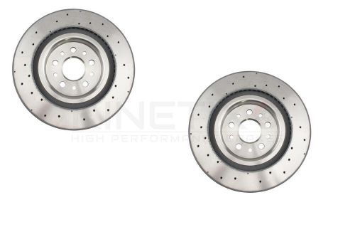 For maserati ghibli 3.0 s 3.0 d 3.8 rear brake discs pair 345mm 670035019