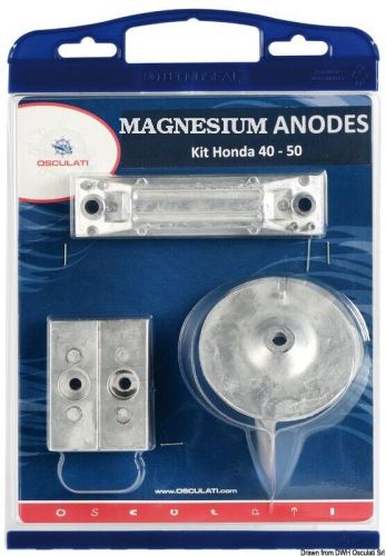 Osculati magnesium anode kit for honda outboards 40/50 hp