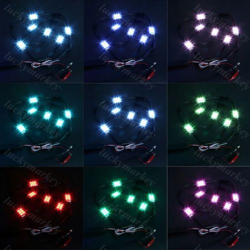 6x remote chassis neon light cool rgb for 2017 yamaha sr viper xtx stx rtx 12v