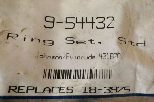 2 omc johnson evinrude piston rings 431870 18-3975 9-54432  new old stock