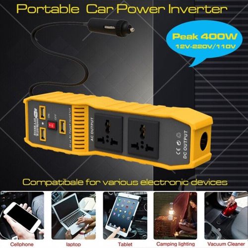 400w car  inverter 12v 220v sine  convertor transformer 12v to 220v1338