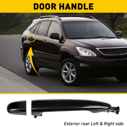 For toyota camry sienna tacoma door handle outside exterior rear right black j