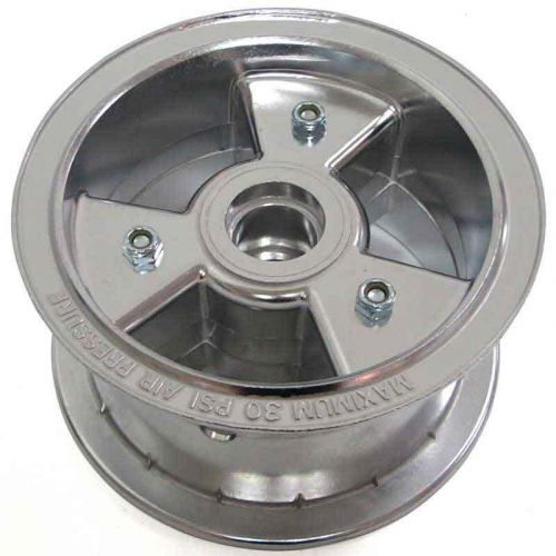 6&#034; azusa aluminum tri-star wheel 3.5&#034; wide mini bike go kart drift trike rim