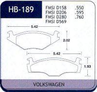 Hawk brake pad axle set (4) 14mm, black (hb189m.550)