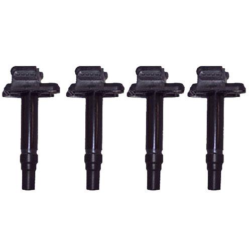 Ignition coil - set of 4 - vw audi - 1.8l 4cyl 4.2l v8 - 06b905115e - new