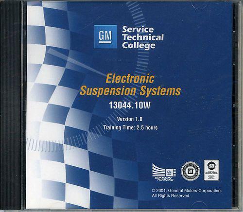 Gm electronics suspension systems - service technical college cd rom-new sealed