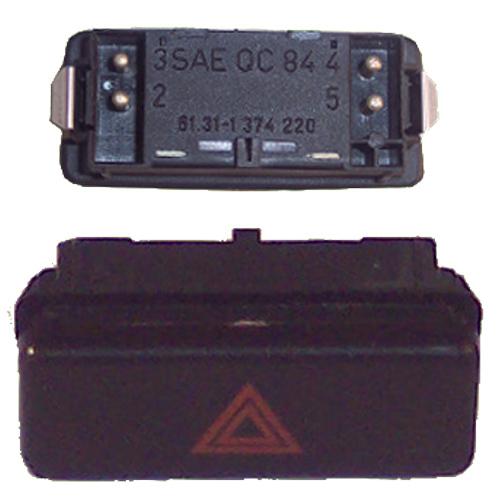 Emergency hazard warning flasher switch - bmw - new