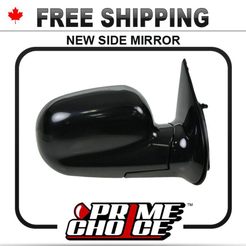 New power non heated passengers side view door mirror