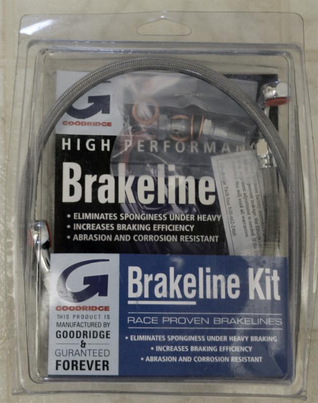 Yamaha warrior goodridge braided stainless rear brake line kit