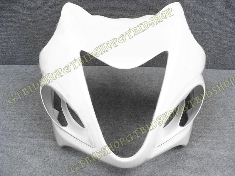 Universal nose fairing for suzuki gsxr 1300 gsxr1300 hayabusa 2008 2009 white