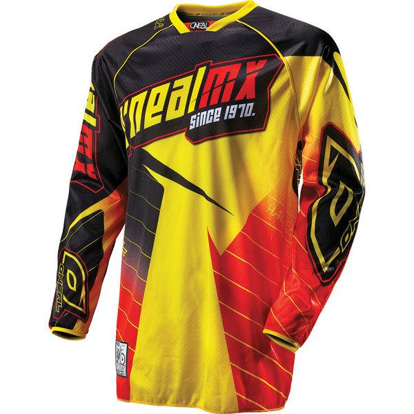 Red/yellow s o'neal racing hardwear jersey 2013 model