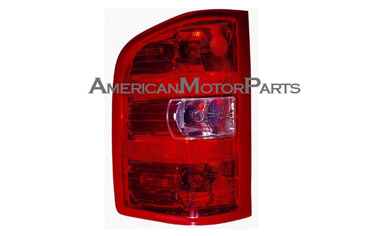 Left driver side replacement tail light lamp 07-08 chevy silverado 25877454