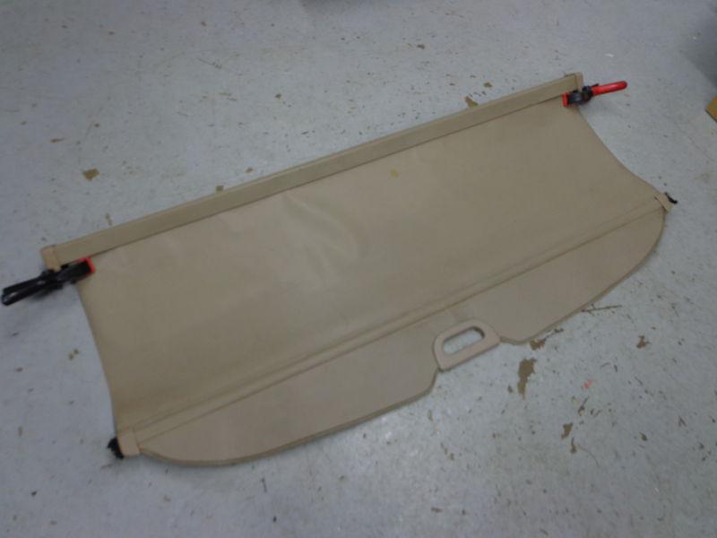 Kia sorento retractable rear cargo cover shade tan brown 03-09