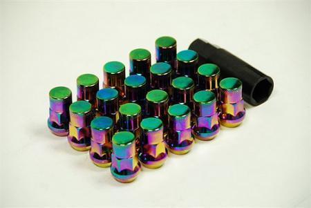 Muteki sr35 closed ended lug nuts neon 12 x 1.25 32925n