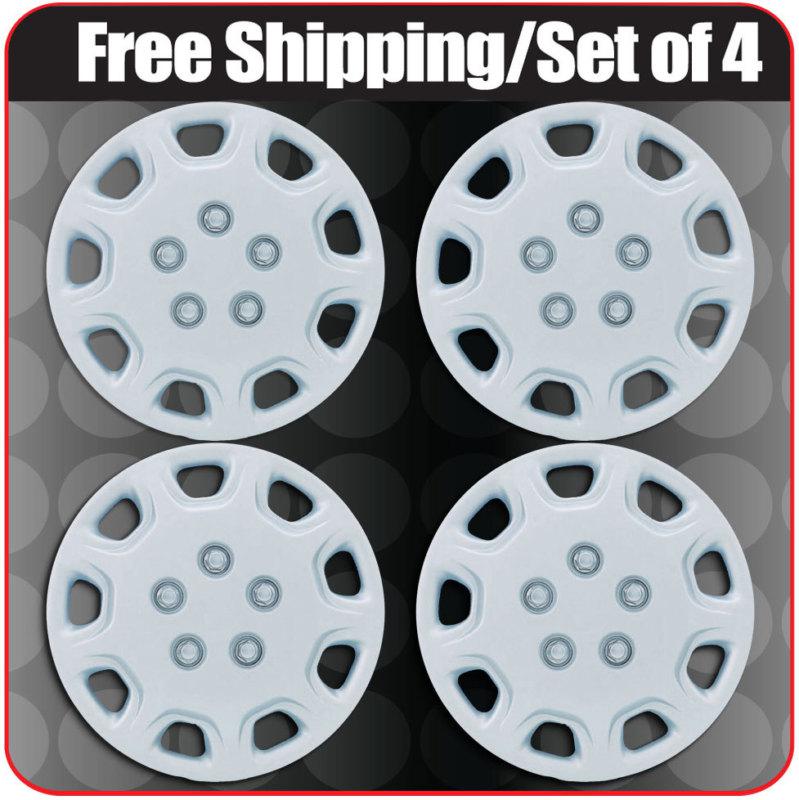 14" toyota camry hubcaps center hub caps wheel 4pc covers silver lacquer