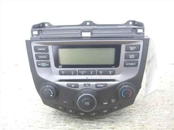 06 07 accord sdn cd single disc player radio w/ ac oem