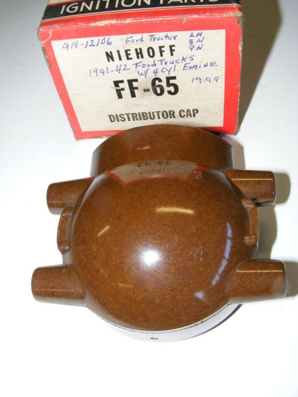 1941 42 ford 4cyl truck tractor 2n 8n 9n distributor cap nos-r new 9n-12106