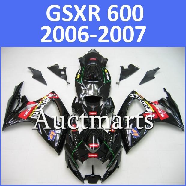 Fit suzuki gsxr 750 gsxr 600 06 07 gsx-r 2006 2007 fairing bodywork k6 g25 d10