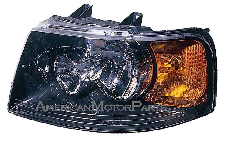 Eagleeye pair replacement headlight black housing 03-06 ford expedition