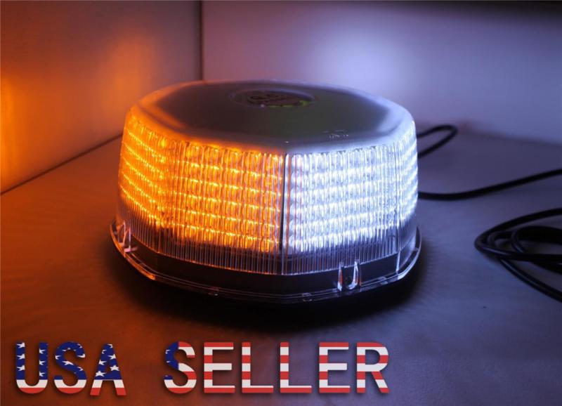 240 led car truck boat strobe light lamp warning light white amber