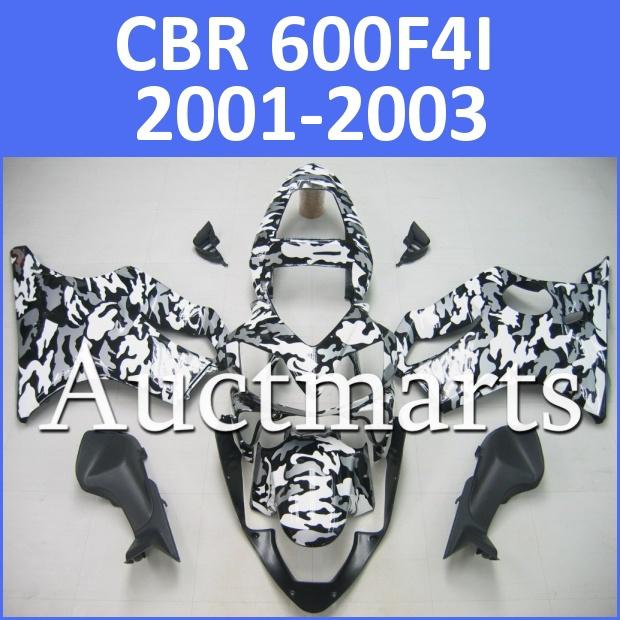 Fit honda 01 02 03 cbr 600f f4i 2001 2002 2003 fairing kit abs plastics c31 d13