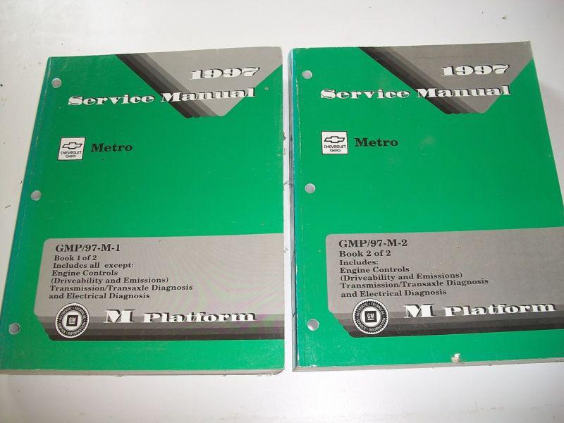 1997 chevy metro factory issue manuals