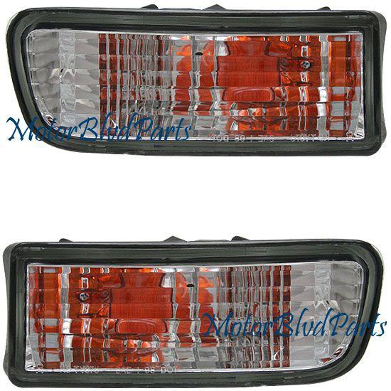 99 00 01 02 toyota 4runner signal/bumper lamps pair l+r