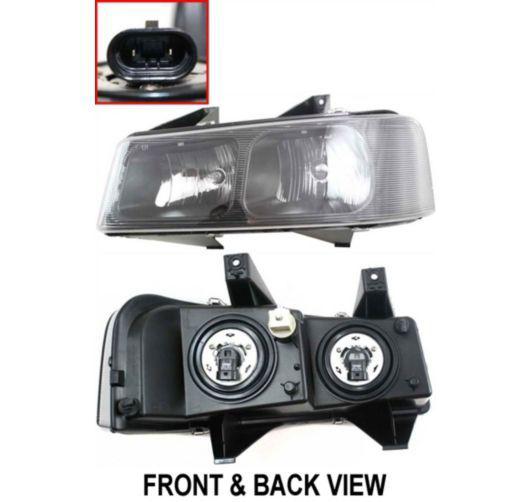 03-10 chevy express van left composite head light lamp assembly new replacement