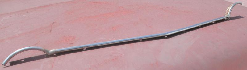 1957 57 cadillac caddy front upper top grill lower bottom hood trim molding oem 