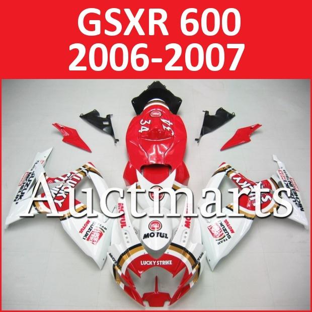 Fit suzuki gsxr 750 gsxr 600 06 07 gsx-r 2006 2007 fairing bodywork k6 g2 a01