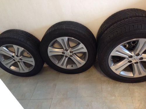 Toyota highlander rims and tires