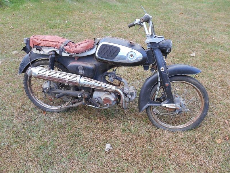 1966 honda s65 ohc 65cc vintage s65aa006564 for parts not working will ship ltl