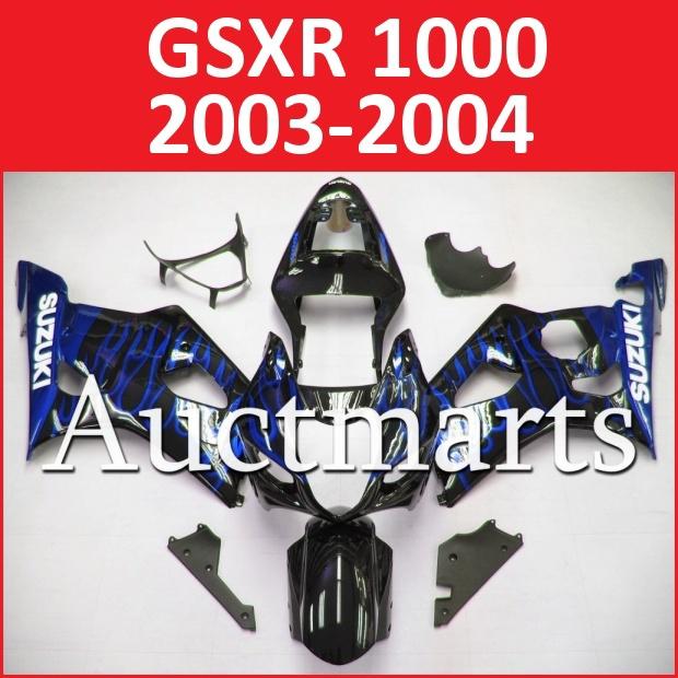 Fit suzuki 03 04 gsxr 1000 gsx-r1000 2003 2004 fairing k4 bodywork d19 a11