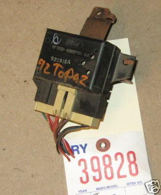 Mercury 92 topaz misc control module f23b10d840aa 1992