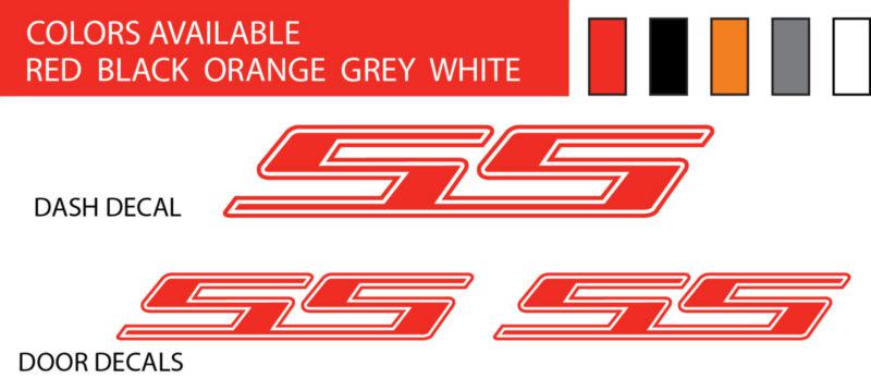 Chevy camaro ss vinyl decals  2010-2013