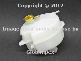 Mercedes r107 560 sl coolant expansion tank genuine oem new + 1 year warranty