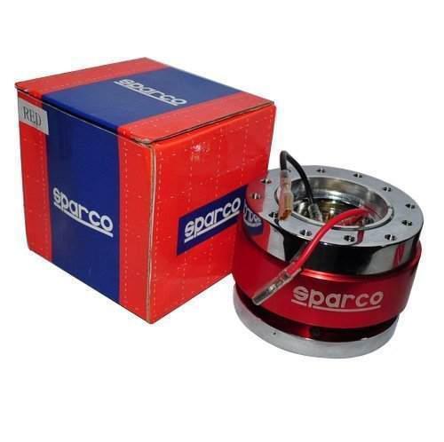 New 6 bolt red steering wheel quick release hub universal sparco, nrg , momo