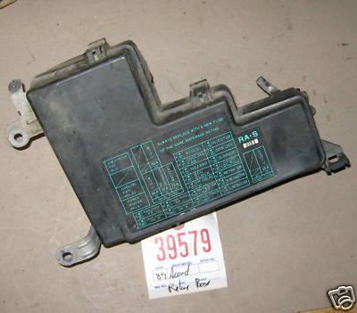 Honda 89 accord fusebox relay block 1989 fuse box