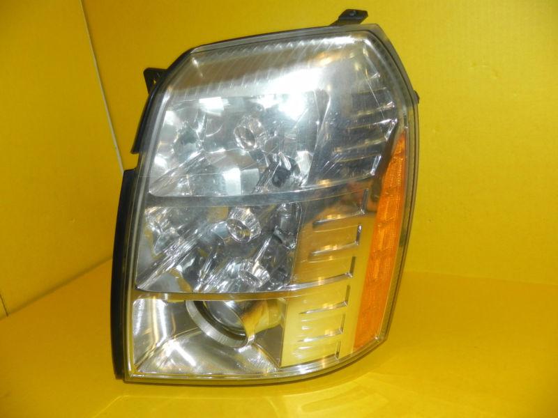 07 08 09 10 11 cadillac escalade left driver xenon hid headlight oem 2007-2011