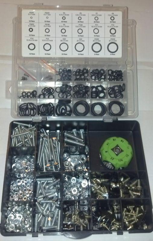 460 metric bolt, nut & washer 225 metric o-rings 170 u-clip & screws palm wrench