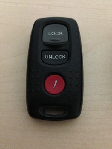 Oem mazda remote keyless entry key fob transmitter kpu41794