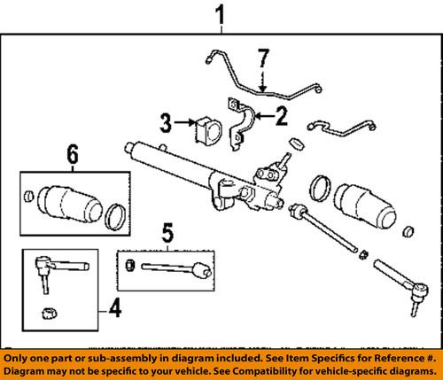 Hummer gm oem 25861412 rack & pinion mount bushing